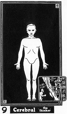 Benedict 1921: full-figure plate for the Cerebral type