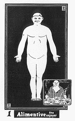 Benedict 1921: full-figure plate for the Alimentive type